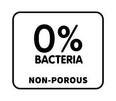 0% bacteria