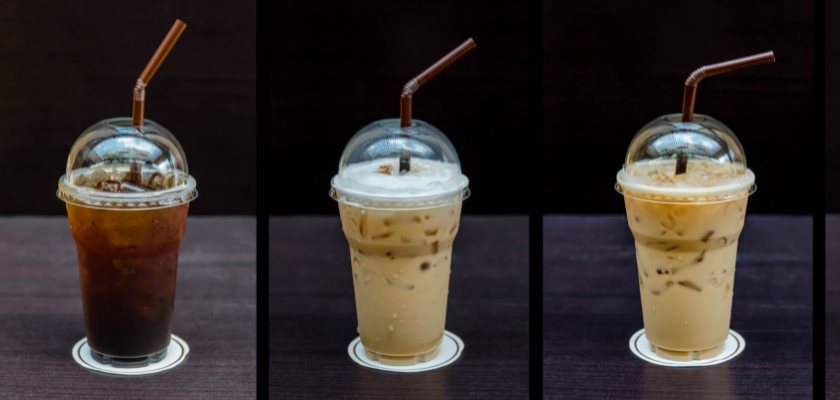 Jeste li znali da postoji mnogo različitih vrsta ledene kave?  Na slici 3 varijacije. 