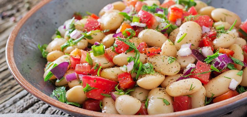 Prilog uz roštilj - Grah salata