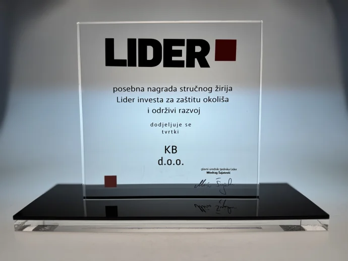 Lider nagrada za poduzeće KB d.o.o. (Bima shop)
