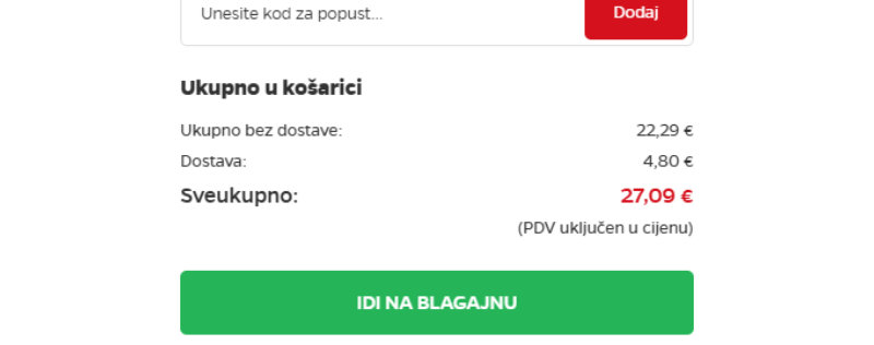 idi na blagajnu