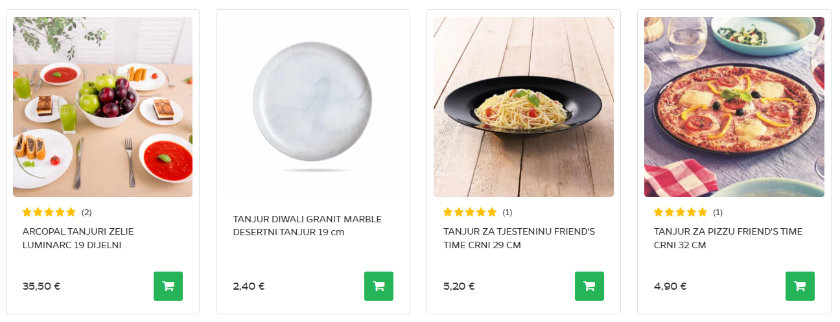 Servis za jelo Luminarc tanjuri za lososa