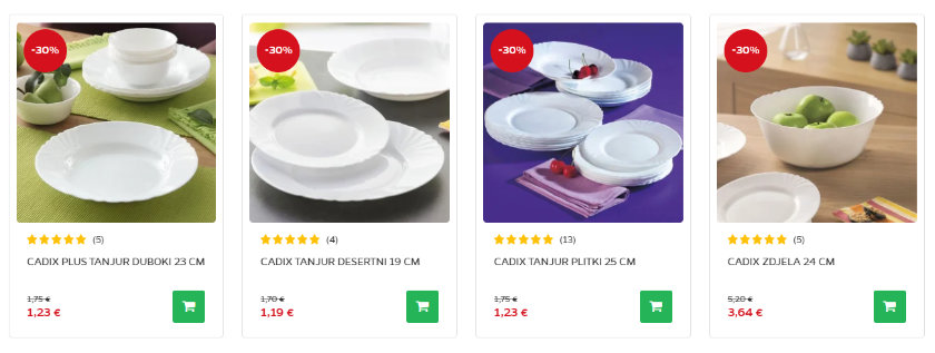 cadix tanjuri pojedinačni