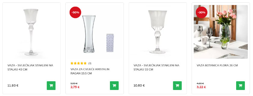 staklene vaze