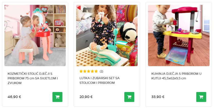 Dječja kuhinja - alati za djecu - igre oponašanja
