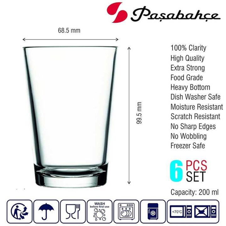 ČAŠE ALANYA SET 6/1 205 ML