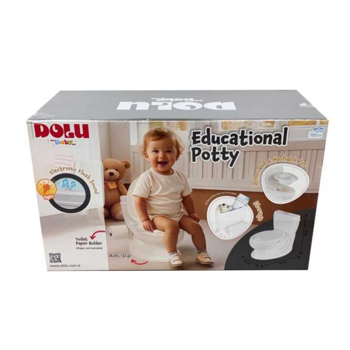 DJEČJA KAHLICA - WC ŠKOLJKA SA ZVUKOM I SVJETLOM 38x39x28 CM