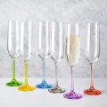 ČAŠE KRISTALIN ŠAMPANJAC 6/1 190 ML RAINBOW