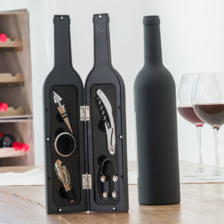 SET ZA OTVARANJE VINA I POSLUŽIVANJE BUTELJA 5 DJELNI 33 CM