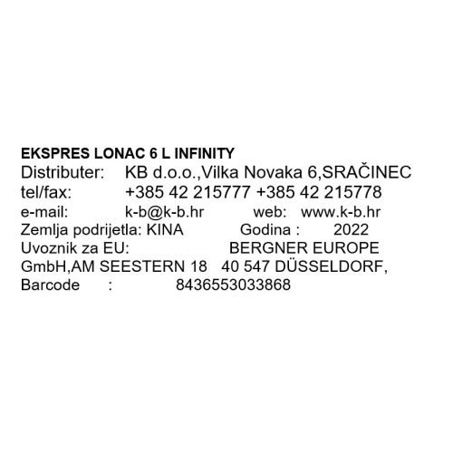 EKSPRES LONAC 6 L INFINITY
