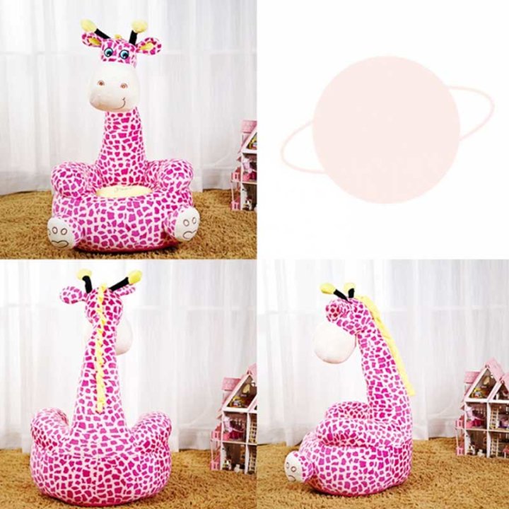 Žirafa plišana fotelja