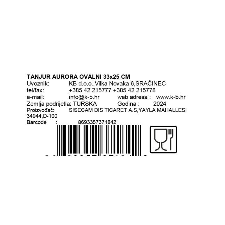 TANJUR AURORA OVALNI