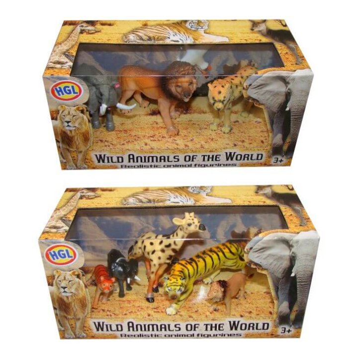 životinje divlje u kutiji 20x10 cm