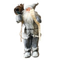 božićnjak sivi s vrećom i popisom 50 cm