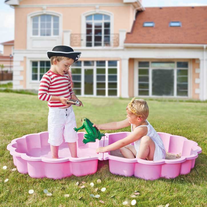 pješčanik / bazen za bebe rozi