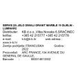 SERVIS ZA JELO DIWALI GRANIT MARBLE 19 DIJELNI ARCOPAL