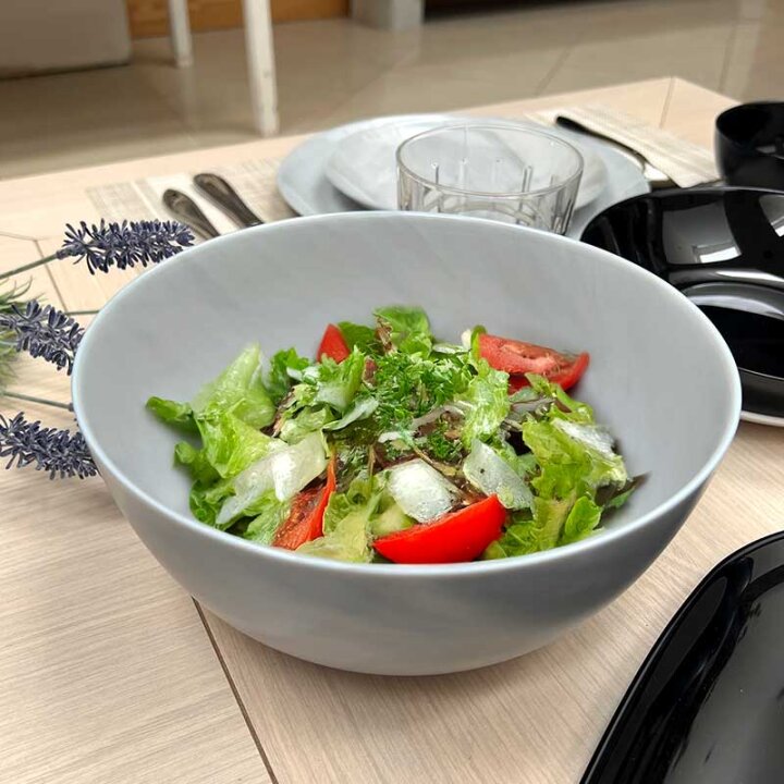 SERVIS ZA JELO DIWALI GRANIT MARBLE 19 DIJELNI ARCOPAL