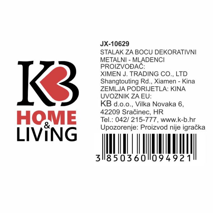 STALAK ZA BUTELJU METALNI - MLADENCI