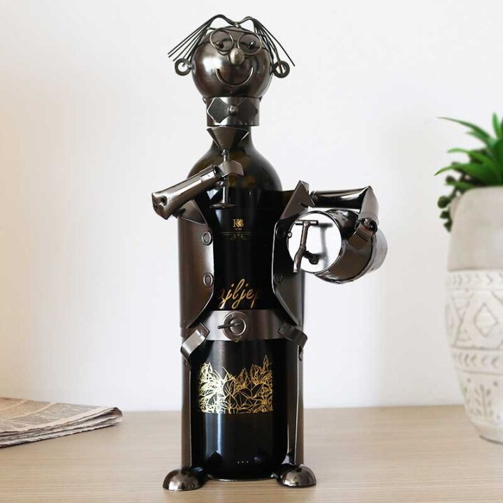 STALAK ZA BUTELJU METALNI - BARMEN