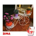 STALAK ZA CVIJEĆE TRICIKL METALNI ZA 3 TEGLE 75x25x45 CM