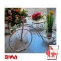 STALAK ZA CVIJEĆE TRICIKL METALNI ZA 3 TEGLE 75x25x45 CM