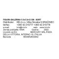 FIGURA BALERINA 5.5x5.5x12 CM - SORT