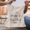 VREĆICA PLATNENA S TISKOM Umorna od peglanja...DUGA RUČKA 140g