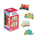 MAGNETNE PUZZLE - TRANSPORT - VOZILA