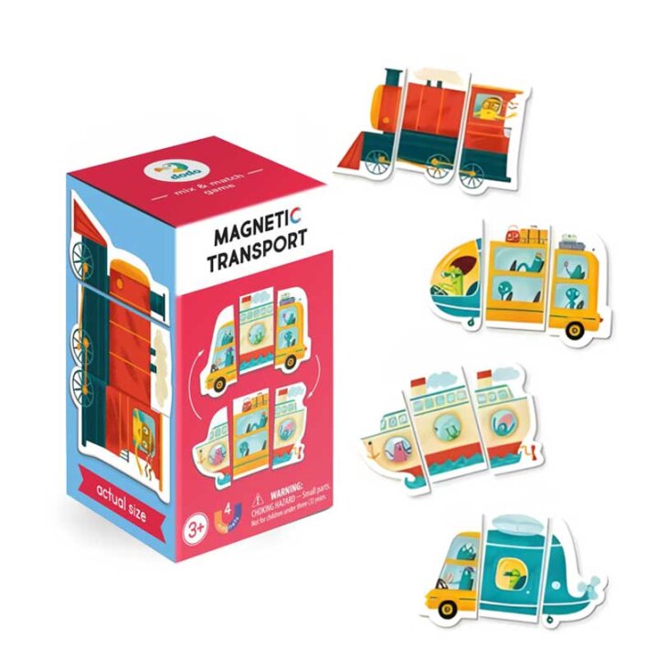 MAGNETNE PUZZLE - TRANSPORT - VOZILA
