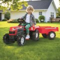 TRAKTOR TOM NA PEDALE S PRIKOLICOM RANCHERO CRVENI