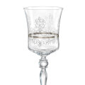 ČAŠE ZA VINO KRISTALIN GRACE 6/1 300 ML - DEKORIRANE