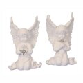 ANĐEO FIGURA SA GLITER KRIŽIĆEM 17,5 CM - SORT