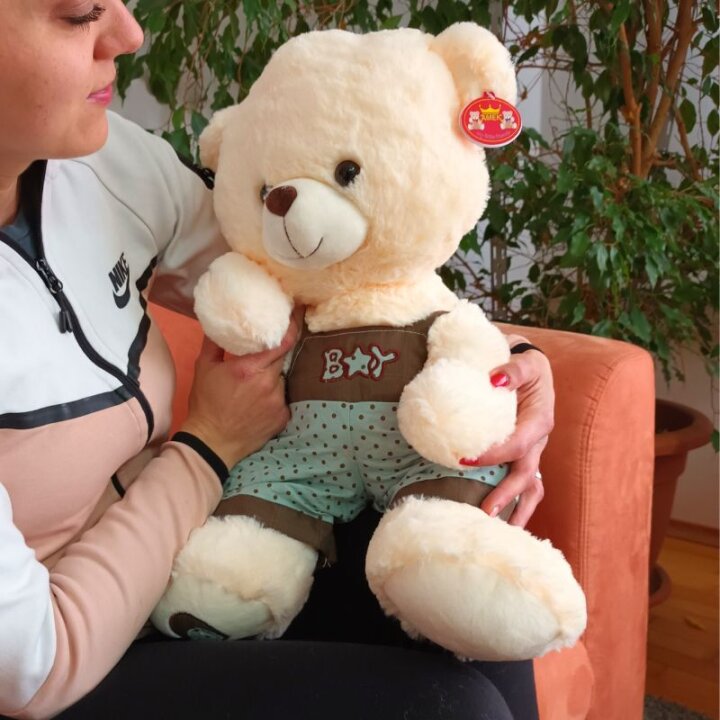 MEDO PLIŠANI BOY S HLAČAMA / GIRL S HALJINICOM 42 CM