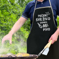 SET ZA ROŠTILJ U POKLON KUTIJI - INOX PRIBOR + PREGAČA  Pečem sve živo