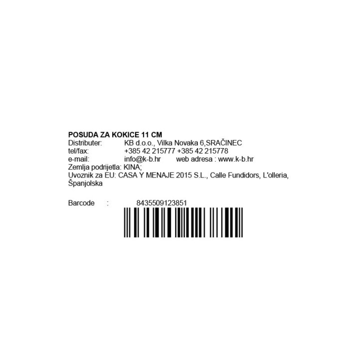 POSUDA ZA KOKICE 11 CM