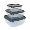 PLASTIČNE POSUDE S POKLOPCEM ČETVRTASTE 3/1 - 900 / 1500 / 2500 mL- PVC
