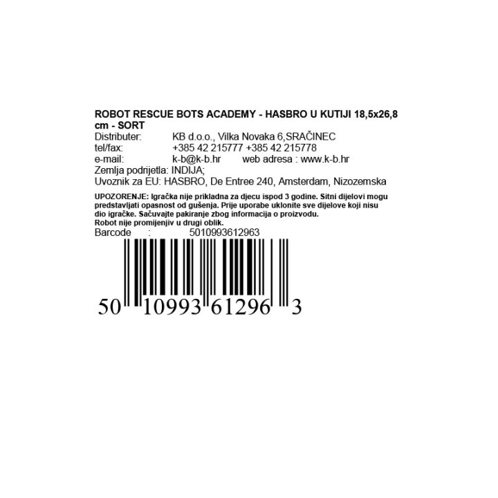 ROBOT RESCUE BOTS ACADEMY - HASBRO