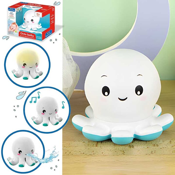 HOBOTNICA ZA KUPANJE KOJA SVIRA I MIJENJA BOJU CLEMENTONI