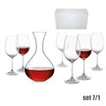 ČAŠE ZA VINO SET + VRČ ZA KRISTALIN VIOLA 7/1