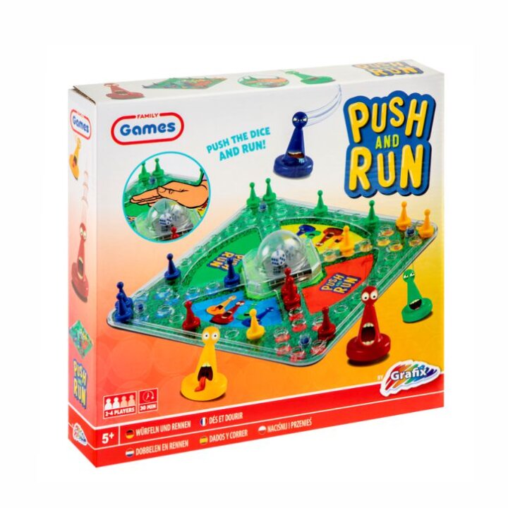 ČOVJEČE NE LJUTI SE IGRA - PUSH & RUN IGRA U KUTIJI 30,5x28,5 cm