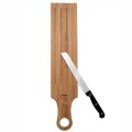 DASKA ZA REZANJE BAMBOO S NOŽEM ZA KRUH 50x10,5 cm