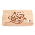 DASKA DRVENA GRAVIRANA Daska za špek, kobasice i ostalo povrće 27x15 cm