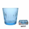 ČAŠE STAKLENE LUZIA 6/1 300 mL PLAVE