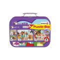 PUZZLE BOX 4 U 1 HORSE CLUB U METALNOM KOFERU 2x60 + 2x100 DIJELNE - SCHLEICH