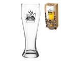ČAŠA ZA PIVO S TISKOM 500ml VISOKA Najbolji tata u poklon kutiji