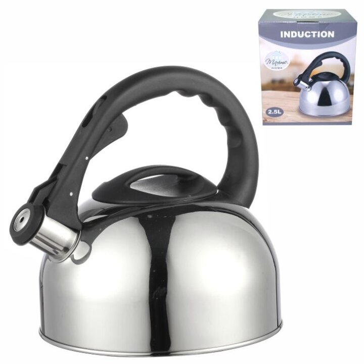 KUHALO ZA VODU INOX S PISKOM 2,5 L - INDUKCIJA