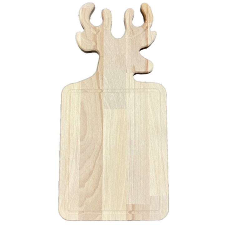 DASKA ZA POSLUŽIVANJE DRVENA JELEN 40 cm