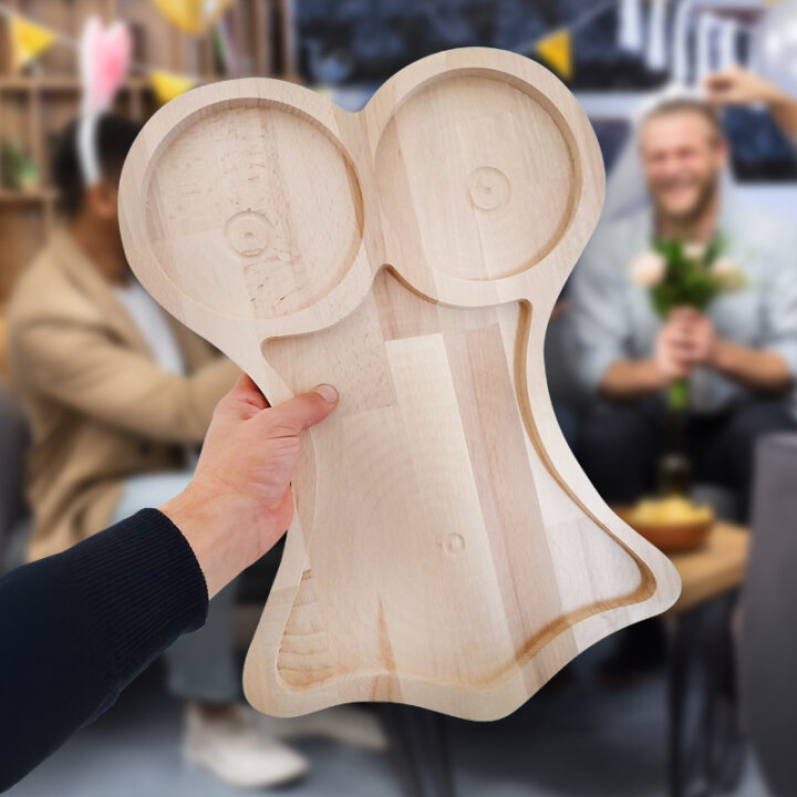 DASKA DRVENA ZA POSLUŽIVANJE EVA 45 CM