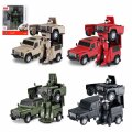 ROBOT AUTO TRANSFORMER LAND ROVER 1:32 U KUTIJI 15x13x9,5 cm - SORT