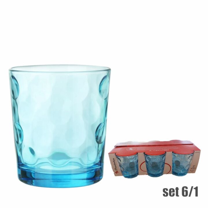 ČAŠE STAKLENE SPACE TURQUISE 6/1 240 mL